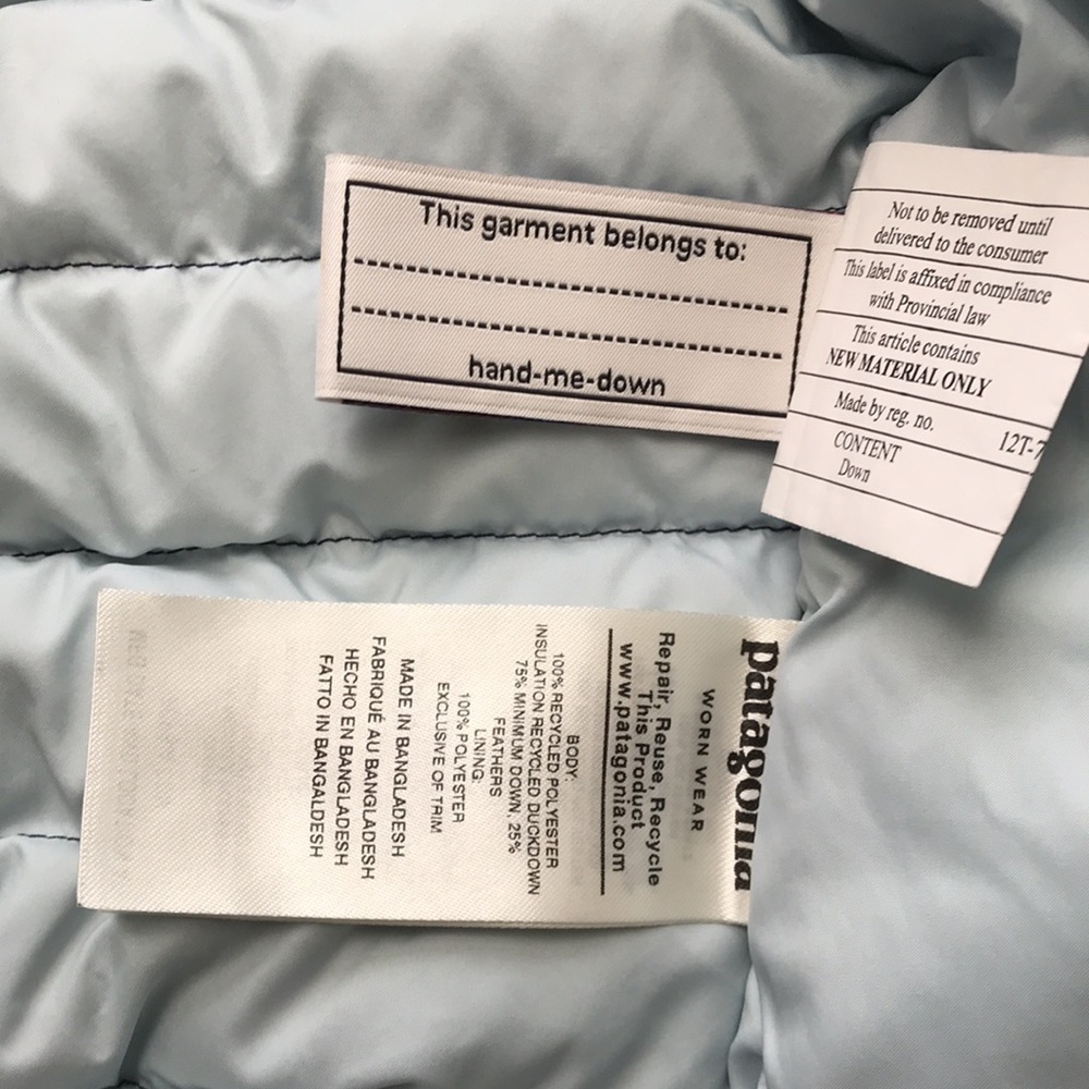 Patagonia Puffer Jacket (size 2T) - Picture 7 of 7